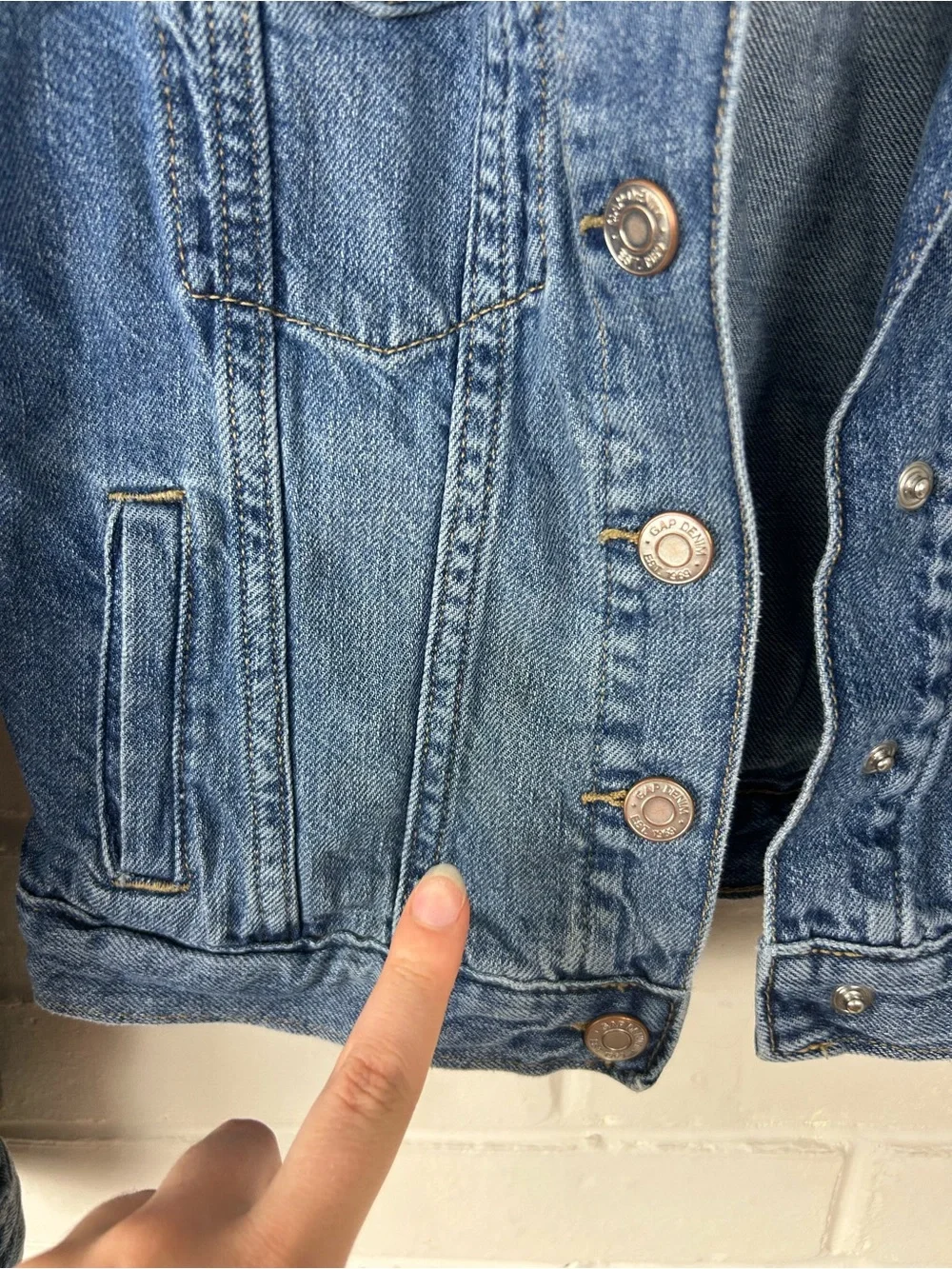 Gap Kids Denim Jacket Size XL 12